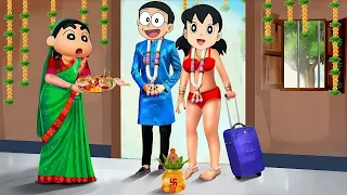 Nobita Aur Shizuka Ki Shadi 👰🤪| Nobita Challenge Shinchan In Puzzle