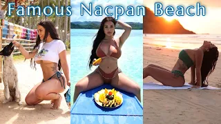 Beach Day at Nacpan Beach Philippines!