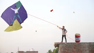 Trick To Caught Kite | Kite Cutting With Fight | Kite Cut