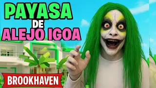 COMO HECER a la PAYASA de ALEJO IGOA en brookhaven Roblox
