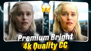 New Premium Bright 4K CC For Everyone 😱🔥After Effects⚡Single Click Only