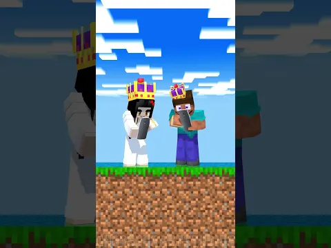 Who Will You Choose Bad Parents or Good Poor Noob? #fyp #minecraft #shorts