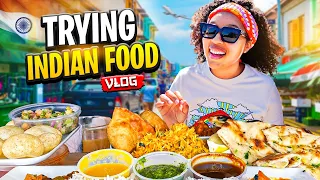 TRYING INDIAN FOOD FOR THE FIRST TIME! #INDIANFOOD #foodie