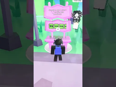 😱 Donating More If They Say THANK YOU.. #shorts #roblox