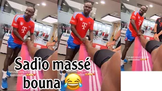 Regardez Sadio Manè qui fait du massage 😂 à bouna Sarr