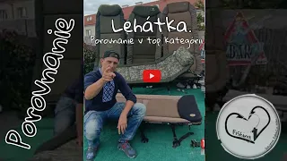 Naj. lehátka. Delphin GT8 verzus Mivardi FLAT 8, Giants f. Flat Fleece XL, Repus G2 Flatbed 8 Leg