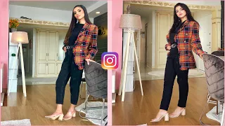 قلدت صور رفيقتي زينب صباح على الانستا!توأمم😱