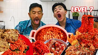 Every level of Spicy Indonesian Food