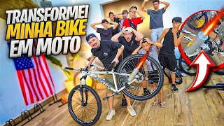 COLOQUEI ESCAPAMENTO EM MINHA BIKE 🤯😂