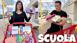 ANDIAMO A COMPRARE IL MATERIALE PER IL PRIMO GIORNO DI SCUOLA DI ELENA!! È FELICISSIMA!!