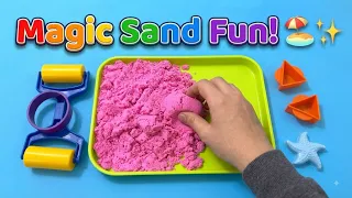 play with magic sand.🪄🥰❤️😍🥳