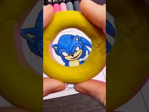 Can I Draw Sonic the Hedgehog in 30 Minutes? #shorts #sonic