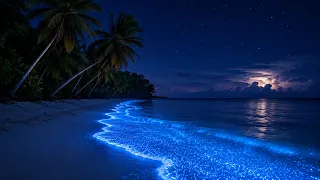 🌊 (NO ADS) Ocean Wave Sounds for Deep Sleep | Calm Nights & Sleep All Night