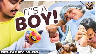 Our Baby Boy is Here! 😍| Delivery Vlog 👶🏻+ First Moments ❤️ | Vaishali & Sathyadev