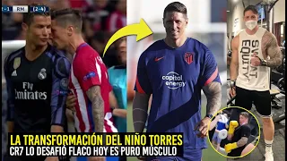 CR7 LO DESAFIÓ FLACO Y HOY ES UN TEMIBLE MUSCULOSO LA TRANSFORMACION DEL NIÑO TORRES