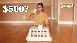 I Tried Furnishing My Empty Living Room For $500 | Goodful