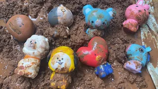 SERU Menemukan Harta Karun BT21, BTS di Kolam Renang
