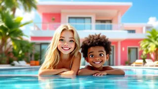 SURVEILLEZ VOS ENFANTS Maël et jade  @thegrimstv @lauryn_tv @pandafuter