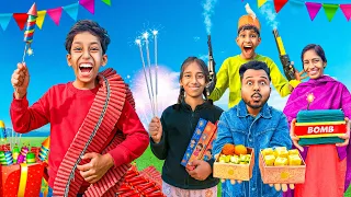 Diwali Humne Sabke Sath Manayi First Vlogs 😱