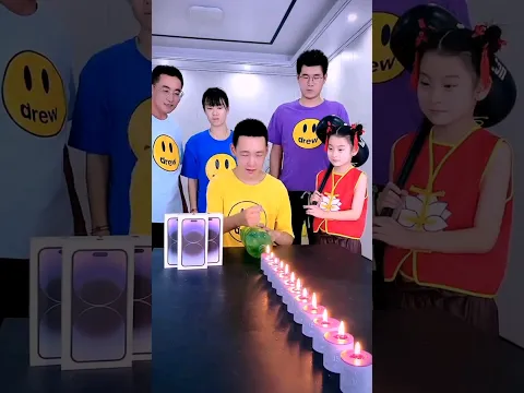 Desafio de apagar todas as velas valendo um iPhone! #shorts #viral