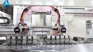Power Cord Manufacturing Machine YH-980C | Plug Inserts Crimping and Injection Molding Line- Yuanhan