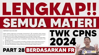 BOCORAN SOAL CPNS 2024 TWK