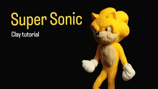 Making Super Sonic with clay!