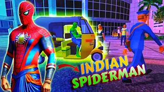 INDIAN SPIDER MAN GAME 😃!!! | INDIAN SPIDER 3D OPEN WORLD GAMEPLAY | HIMKAR BHAI ☺️