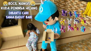Bocil Nangis Mainannya Hilang😭 Badut dan Bocil Mencari Kuda Poni💕
