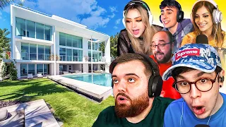 STREAMERS REACCIONAN A MI CASA 🏡