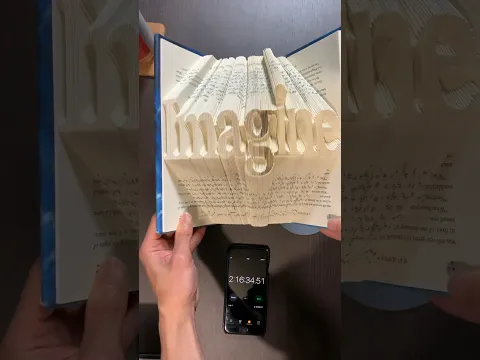 Book Folding; Imagine