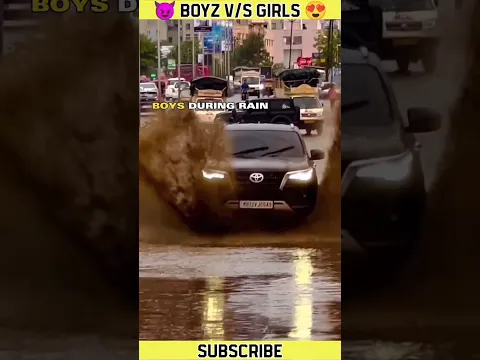 Boyz🔥V/S Girl's in Rain 💦|Daku Thar😈|#thar #shorts|