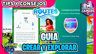 📢TUTORIAL RUTAS: ¿COMO CREAR Y EXPLORAR RUTAS en POKÉMON GO? NUEVA FUNCIÓN ACTIVADA + INFORMACIÓN