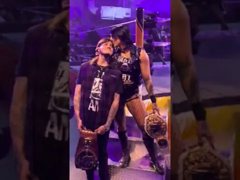 on a day like today Rhea met Dom on ray's anniversary ♥️ #rhearipley #dominikmysterio