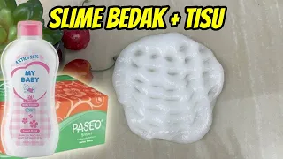 Cara Membuat Slime Dengan 2 Bahan Dari Bedak Dan Tisu