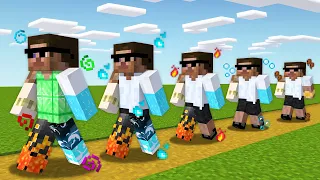 Evolving my Bodyparts into Elemental Parts...Minecraft
