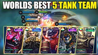 THE WORLDS BEST FULL TANK TEAM 😂 | WOLF XOTIC | MLBB