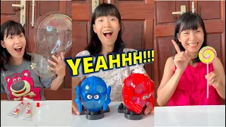 chiuctoy  | Đồ Chơi Vui Nhộn Bất Ngờ  P19 -  Bóng Sĩ Chiến Đấu Bất Bại #chiuctoy #chiuc