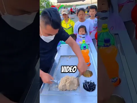 El helado que hace este hombre es increíble...😱
