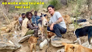 Đáng Kinh Ngạc Đàn Chó Săn Điêu Luyện Cùng Bộ Lạc Nguyên Thuỷ Châu Phi