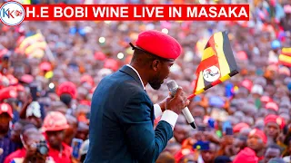 LIVE NOW: BOBI WINE IN MASAKA CITY | MEGGA RALLY #bobiwine