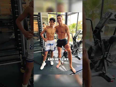 Ronaldo talks about his sons future 😶😳