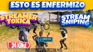 ESTO ES ENFERMIZO!!, STREAMER TOXICA Y EL PEOR STREAMSNIPING JAMAS VISTO EN MI DIRECTO Y ESTO SUCEDE