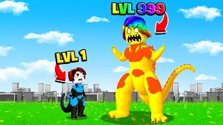 I became a LVL 99,999 GODZILLA! 💥🦖 (Roblox)