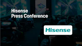Hisense IFA 2026 Press Conference: AI, Laser & Big Screen | LIVE