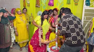 Team Groom Haldi Ceremony || Baan Bithane ki Rasam || Ghar me Padharo Vinayak Ji #wedding #shadi