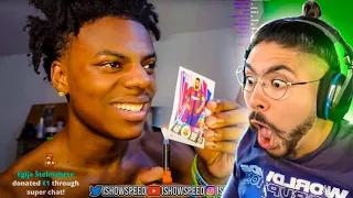 Reacting to IShowSpeed opening CARDS ON STREAM! 😂😂😂