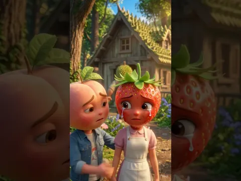 စတော်ဘယ်ရီမလေးရဲ့ ဖျော်ရည်ဆိုင် #Shorts #YouTubeShorts #3DAnimation  #CuteAnimation  #CartoonStory
