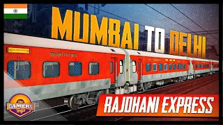 🔴Day 1 - RAJDHANI EXPRESS - CSMT To DELHI | Most Awaited Train With Ultra Realism ⚡