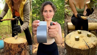 Best HACKS from Marusya #camping #survival #bushcraft #outdoors
